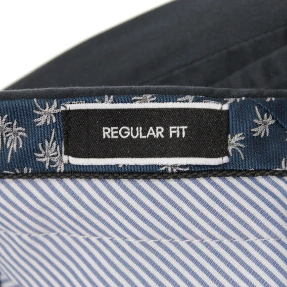 Hiltl NWT Peaker Chinos / Casual Pants Size 52 US 36 Regular Blue Cotton Blend